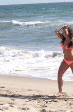 LOUISA LYTTON and CAROLINE PEARCE in Bikinis on the Beach in Santa Monica 04/28/2016