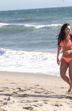 LOUISA LYTTON and CAROLINE PEARCE in Bikinis on the Beach in Santa Monica 04/28/2016