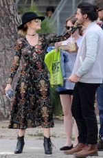 LUCY HALE Out and About in Los Angeles 03/27/2016