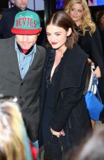 LUCY HALE Out in New York 04/07/2016