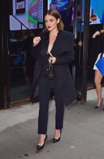 LUCY HALE Out in New York 04/07/2016