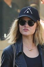 LUCY HALE Out Shopping at Grove in Los Angeles 04/01/2016