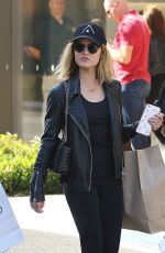 LUCY HALE Out Shopping at Grove in Los Angeles 04/01/2016