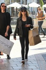 LUCY HALE Out Shopping at Grove in Los Angeles 04/01/2016