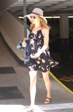 MAGGIE Q Leaves a Nail Salon in Beverly Hills 04/20/2016