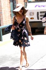 MAGGIE Q Leaves a Nail Salon in Beverly Hills 04/20/2016