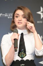 MAISIE WILLIAMS at Game of Thrones, Season 6 Press Cconference in Tokyo 04/19/2016