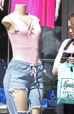 MAISIE WILLIAMS Out Shopping in New York 04/16/2016