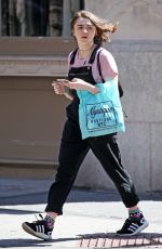 MAISIE WILLIAMS Out Shopping in New York 04/16/2016