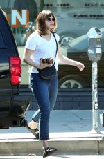 MANDY MOORE in Jeans Out in Hollywood 04/16/2016