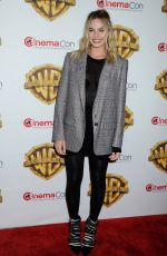 MARGOT ROBBIE at Warner Bros. Presentation at Cinemacon 2016 in Las Vegas 04/12/2016