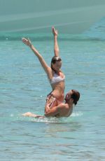 MARGOT ROBBIE in Bikini at a Beach in St. Barts 04/16/2016