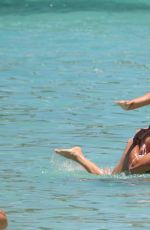 MARGOT ROBBIE in Bikini at a Beach in St. Barts 04/16/2016