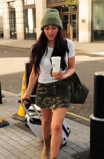 MARNIE SIMSPON Arrives at BBC Radio 1 Studios in Lodon 04/26/2016
