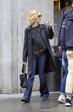 MEG RYAN Out and About in New York 04/23/2016
