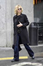 MEG RYAN Out and About in New York 04/23/2016