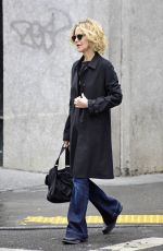 MEG RYAN Out and About in New York 04/23/2016