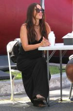 MEGAN FOX at Farmers Market in Studio City 04/17/2016