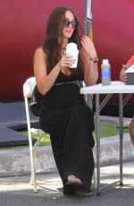 MEGAN FOX at Farmers Market in Studio City 04/17/2016