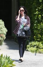 MEGAN FOX Leaves Andy Lecompte Salon in West Hollywood 04/29/2016