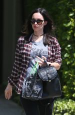 MEGAN FOX Leaves Andy Lecompte Salon in West Hollywood 04/29/2016