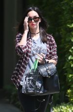 MEGAN FOX Leaves Andy Lecompte Salon in West Hollywood 04/29/2016
