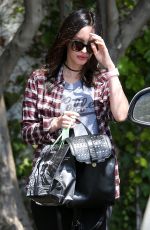 MEGAN FOX Leaves Andy Lecompte Salon in West Hollywood 04/29/2016