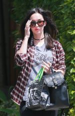 MEGAN FOX Leaves Andy Lecompte Salon in West Hollywood 04/29/2016