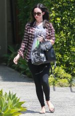 MEGAN FOX Leaves Andy Lecompte Salon in West Hollywood 04/29/2016