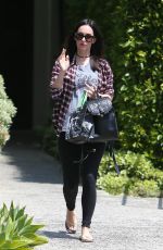 MEGAN FOX Leaves Andy Lecompte Salon in West Hollywood 04/29/2016