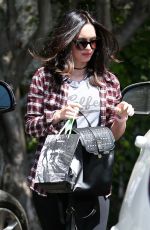 MEGAN FOX Leaves Andy Lecompte Salon in West Hollywood 04/29/2016