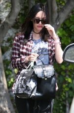 MEGAN FOX Leaves Andy Lecompte Salon in West Hollywood 04/29/2016
