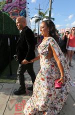 MELANIE BROWN Arrives at Isabela Rangel and David Grutman