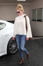 MELANIE GRIFFITH Leaves Ebaldi in Beverly Hills 03/31/2016