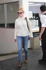 MELANIE GRIFFITH Leaves Ebaldi in Beverly Hills 03/31/2016