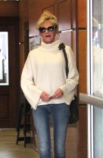 MELANIE GRIFFITH Leaves Ebaldi in Beverly Hills 03/31/2016