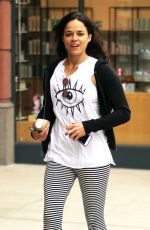 MICHELLE RODRIGUEZ at Pressed Juicery in Beverly Hills 04/0/7/2016