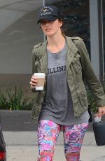 MIKA KELLY Leaves a Gym in Los Angeles 04/07/2016