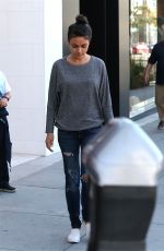 MILA KUNIS Out for Lunch in Beverly Hills 04/03/2016