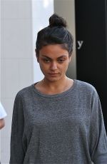 MILA KUNIS Out for Lunch in Beverly Hills 04/03/2016