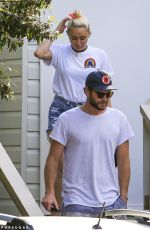 MILEY CYRUS Out in Byron Bay 04/27/2016