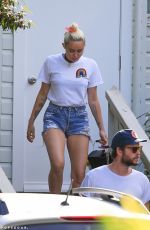 MILEY CYRUS Out in Byron Bay 04/27/2016