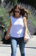 MINKA KELLY Out Shopping in Los Angeles 03/31/2016