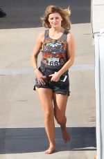 MISCHA BARTON at Dancing with the Stars Studio in Hollywood 04/04/2016