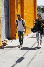 MISCHA BARTON at DWTS Studios in Hollywood 04/02/2016