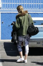 MISCHA BARTON at DWTS Studios in Hollywood 04/02/2016