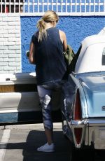 MISCHA BARTON at DWTS Studios in Hollywood 04/02/2016