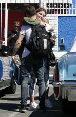 MISCHA BARTON at DWTS Studios in Hollywood 04/02/2016