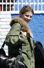 MISCHA BARTON at DWTS Studios in Hollywood 04/02/2016