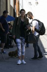 MISCHA BARTON at DWTS Studios in Hollywood 04/02/2016